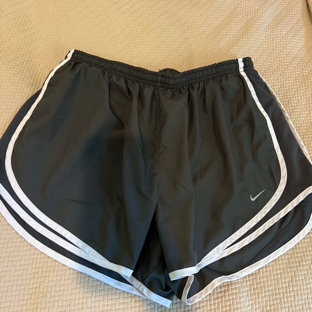 Nike Black Athletic Shorts with Elastic Waistband